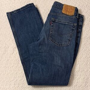 Levi's Dark Blue Straight Jeans